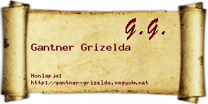 Gantner Grizelda névjegykártya